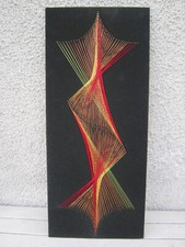 VINTAGE DESIGN 60/70s  TABLEAU FILS TENDUS