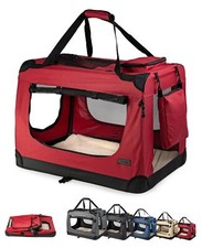 Caisse de Transport Pliable pour Chien & Chat 70x52x50 cm Tissu Oxford Robust...