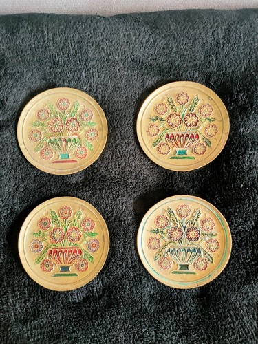 Dessous verres laiton - de, et