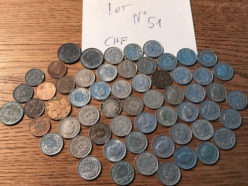 Lot pieces monnaie francs - pieces,