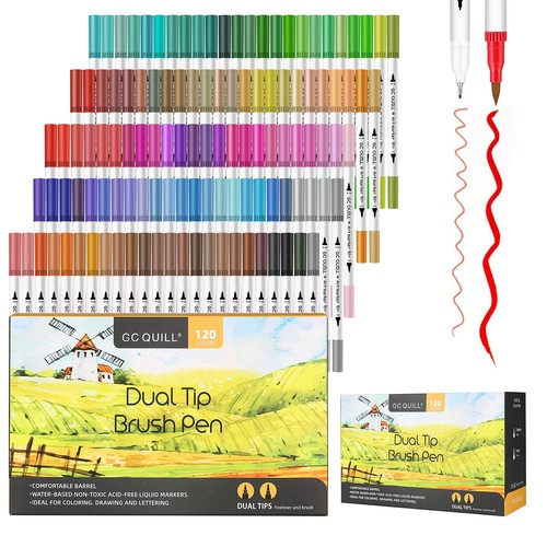 120 feutres coloriage adulte - 120,