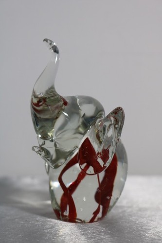 Murano eléphant cristal - murano,