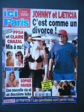 ICI PARIS N° 2717 en 1997 JOHNNY HALLYDAY SOPHIE FAVIER GIANNI VERSACE BARDOT