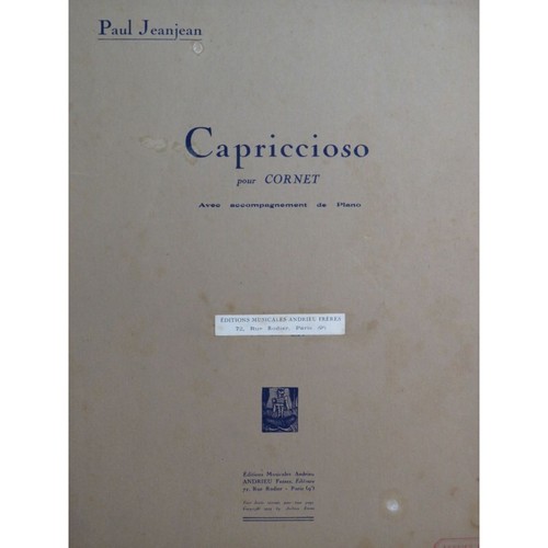 Jeanjean paul capriccioso - jeanjean,