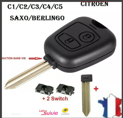 Coque clé plip sans vis - coque,