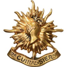[#399675] France, 2ème Régiment de Cuirassiers, Military, Broche, Excellent Qual