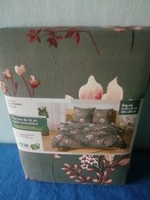 ** PARURE DE LIT KING SIZE HOUSSE DE COUETTE 260 X 240  SATIN  + 2 TAIES -  **