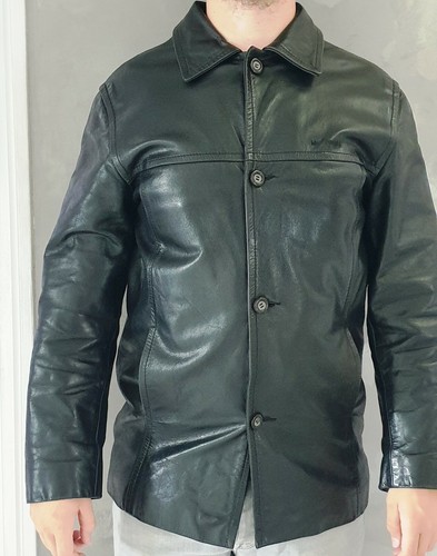 Manteau veste cuir mac - manteau, 3/4