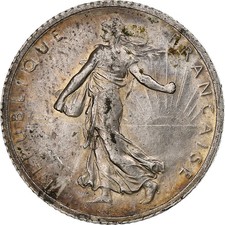 France, Franc, Semeuse, 1898, Paris, Argent, SUP, Gadoury:467, KM:844.1