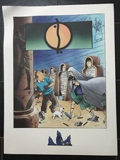 Pastiche affiche poster tintin - poster,