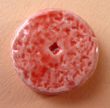 Fève artisanale pub perso MH 1999 - Moulin du Pétrin Ribéïrou : Meule du Moulin