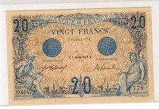 France Billet 20 FRANCS BLEU