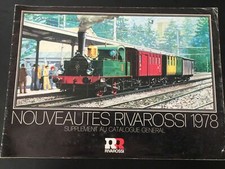 CATALOGUE RIVAROSSI  général 1978 TRAIN guide MODELLBAHN KATALOG catalogo