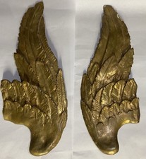 Paire d'Ailes d’Ange en bois doré