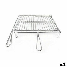 Grill Algon Chrome Plaque Tournante Argenté 45 x 50 x 9 cm [4 Unités]