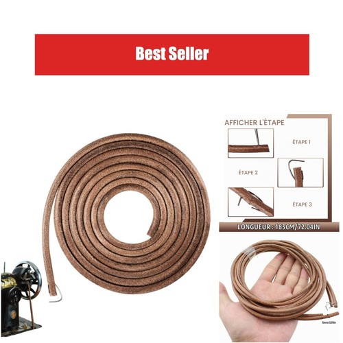 Courroie cuir pour machine - cuir,