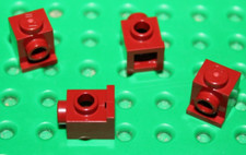 4 x Lego Dark Red Brick ref