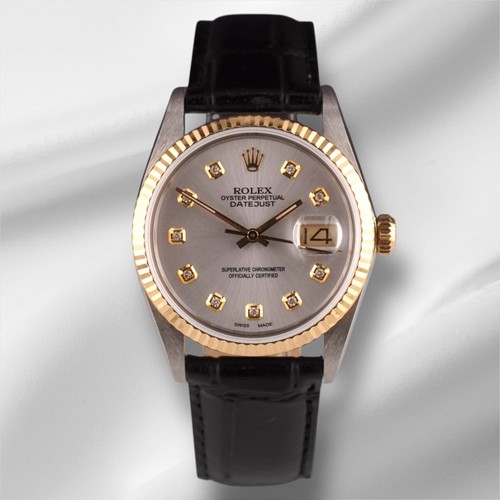 Rolex datejust 36mm jaune - or,