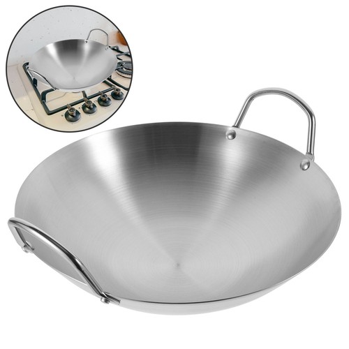 Poêles inox lèche frite - poêles,
