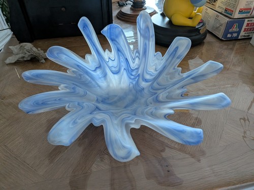 Coupe verre murano - , bleu