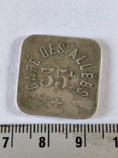 JETON 35 CENTIMES CAFE DES ALLEES Ref22196J