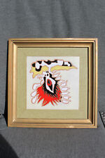 Magnifique Céramique Jean Lurçat Sant Vicens Carreau 20 cm