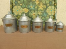 SERIE DE 5 POTS A EPICES EN