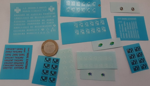 Decalcomanie decals lot - decals,