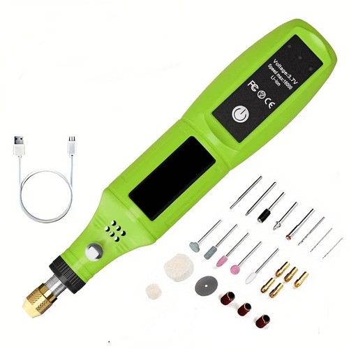 On cordless rotary - 3.7v,