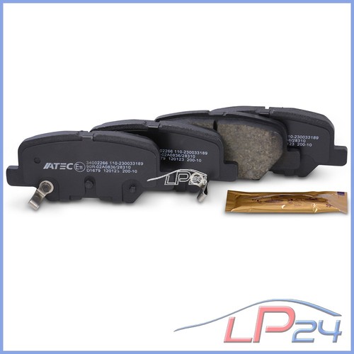 Kit plaquettes frein - de,