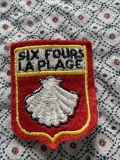 Ancien Écusson À Broder Six Fours La Plage Coquillage Deco Vêtement 