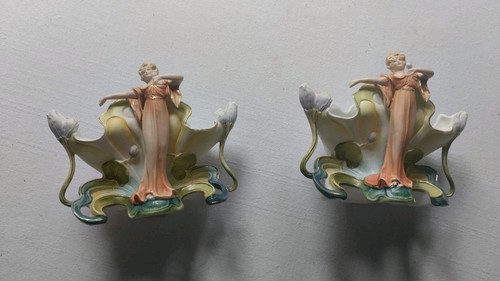 Jardinière biscuit saxe - biscuit,