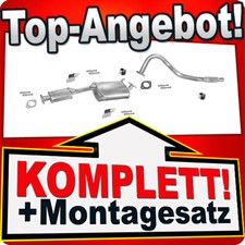 Pot d'échappement pour NISSAN TERRANO I 2.7 TD 4x4 LWB échappement