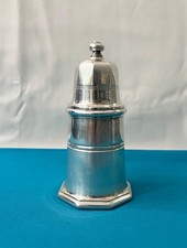 Saupoudreuse CHRISTOFLE modèle VILLARS métal argenté sucre table 16 cm