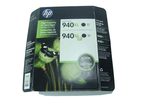 Twin pack genuine hewlett - genuine, hp