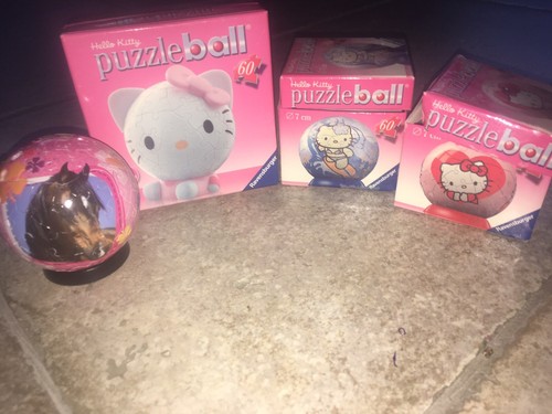 Lot puzzles boule pieces - boule,