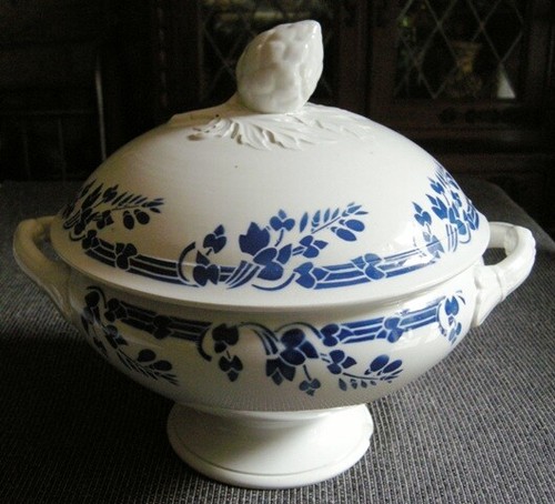Ancienne soupiere faience - ancienne,