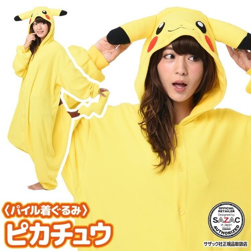 Sazac pikachu pokemon kigurumi - pikachu,