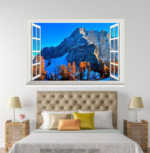 Arbre montagne neige - arbre, 3d