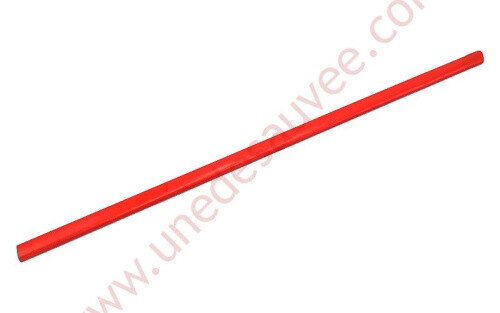 Liserés rouges baguettes - rouges,