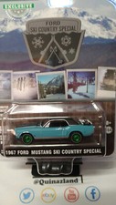 Greenlight Exclusive 1967 Ford Mustang Ski Country   Green Wheels Chase (NG57)
