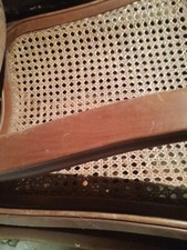 6 chaises Louis XV cannées