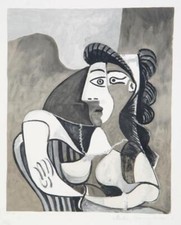 Pablo Picasso, L'Accoudee Au Fauteuil, Lithographie Sur Arches Papier