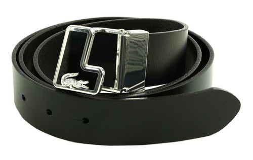 Lacoste ceinture plain leather - lacoste,