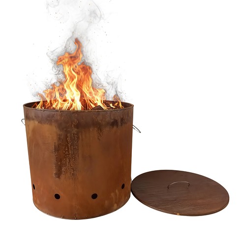 Baril feu brasero panier - baril, feu,