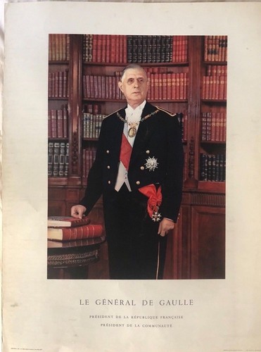 Portrait general gaulle - portrait,