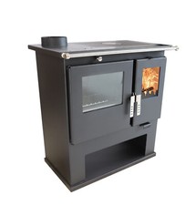 Cuisinière à bois avec