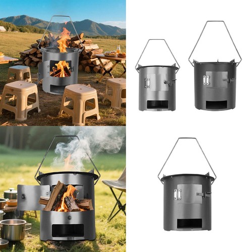 Four bois pour camping - bois,