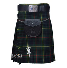 Kilt Pour Homme Stewart Tartan 5 Yards Ensemble De Kilt 5 Pièces Kilt De Mariage
