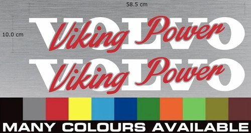 Viking power window decals - 'viking,